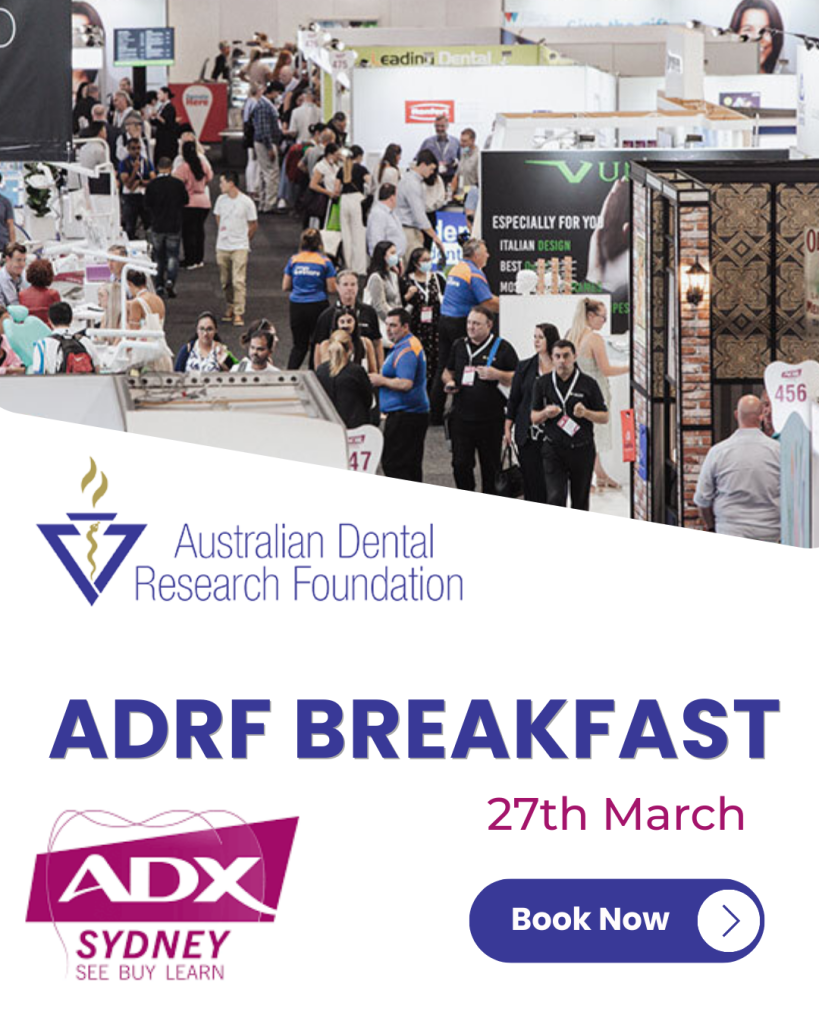 Promotional graphic for the ADRF Breakfast at ADX Sydney 2026