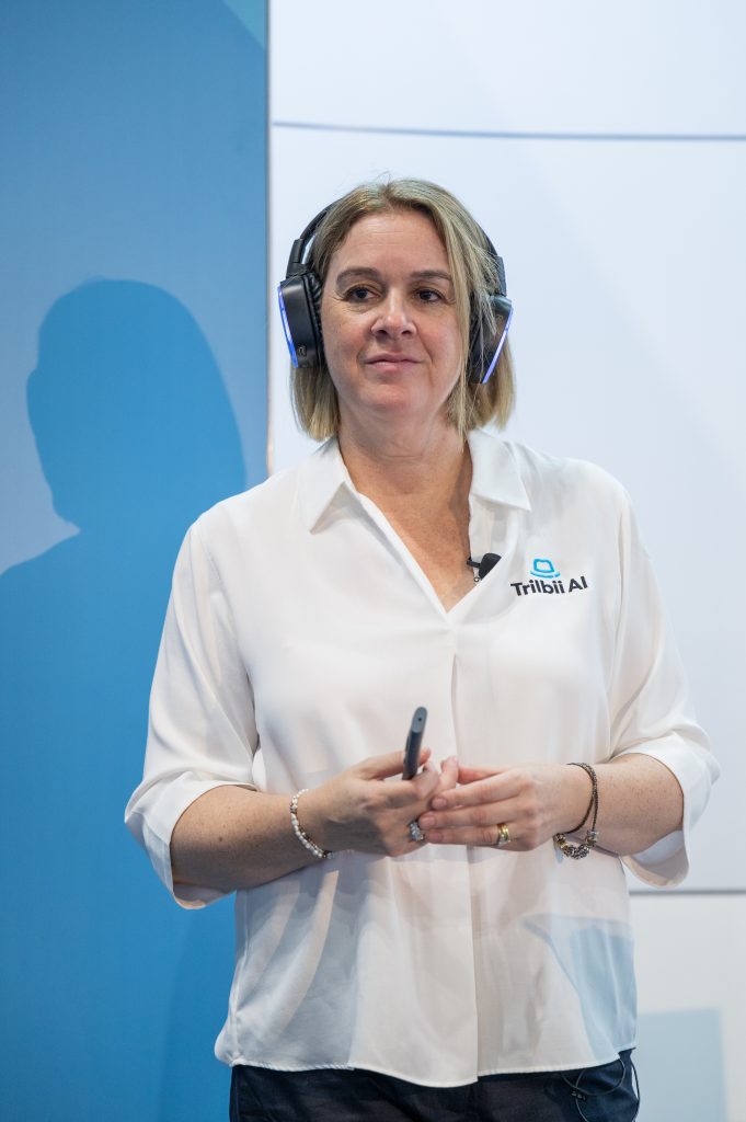 Carolyn S Dean presenting an AI session for dental teams at ADX Sydney 2026