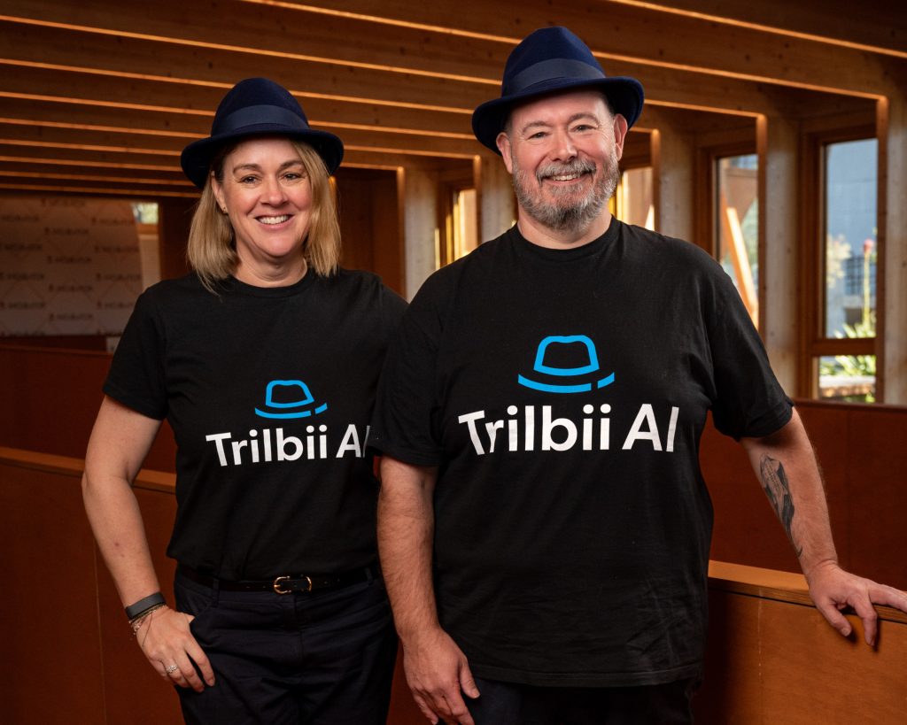 Carolyn S Dean and Anthony Middlemiss, the team building Trilbii AI for dental and healthcare practices