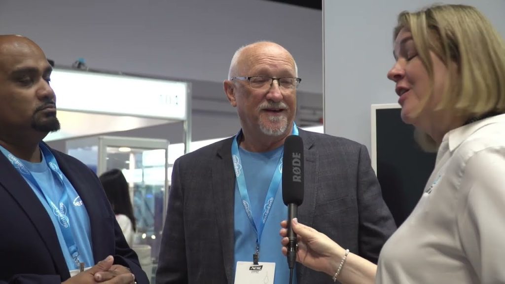 Carolyn S Dean interviews the Centaur Software team on the show floor at ADX 2026